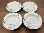 Edie Rose Home Bloom Collection Large Rim Soup Bowls 9" Set Of 4 Rachel Bilson. Fixed Price $40.00.