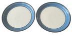 2-SET Nitto Heather Stone Blue Lagoon Side Plates Speckled Dark Rim 9678. Fixed Price $14.95.
