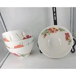 (4) Anthropologie Poppy Verdant Acres Floral Soup Cereal Bowls 5.75" Euc Retire. Fixed Price $59.95.