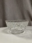 Mikasa Palazzo Crystal Bowl 7 Inch Brick Beehive Step Mcm Decor Stunning. Fixed Price $21.25.