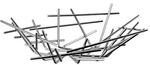 Alessi FC02 Blow Up Centerpiece Silver Basket Stainless Steel Fruit Bowl Modern. Fixed Price $105.00.