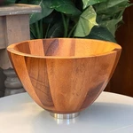 Michael Aram Sm Med Wood Bowl Nickel Base 9.25 X 5.75 - New/unused. Fixed Price $149.99.