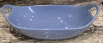 Temptations By Tara Slate Blue Woodland Qt Bowl Open Handles 15 3/4 Unused. Fixed Price $32.00.