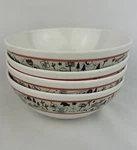 Route 66 Melamine Set Of 4 Bowls Camp Casual Retro Cereal Salad Dessert BN23. Fixed Price $20.21.
