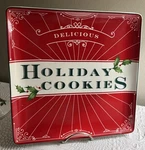 Lenox Vintage Treats Holiday Cookies Square Tray Box. Fixed Price $25.00.
