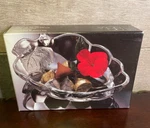 Studio Nova Nature's Harvest Glass Fruit Bowl/candy Dish Grape Shaped Nib Japan. Fixed Price $15.00.