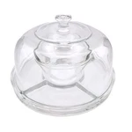 Libbey Selene 6-IN-1 Multiuse Glass Server, Punch Bowl, Chip And Dip Cake. Fixed Price $54.00.