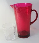 Certified International Acrylic Ruby-tone Pitcher. Fixed Price $10.00.