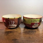 Jennifer Brinley Certified International Soup Cereal Bowls Espresso Set Of 2. Fixed Price $24.00.