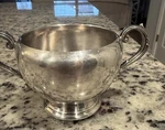 Vintage Oneida Usa Silverplate Sugar Bowl Double Handles Mid Century 3.5. Fixed Price $18.00.