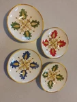 Williams Sonoma Set 4 Appetizer Dishes Small Shallow Bowls 6". Fixed Price $19.63.