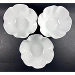 Ruffle Cereal Bowl The Cellar Macys Whiteware Porcelain 6 Hard Find Set 3. Fixed Price $39.00.