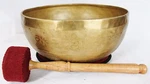 E671 Throat 'g#' Chakra Healing Hand Hammered Tibetan Singing Bowl 10.25". Fixed Price $315.00.
