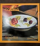 Oneida Kitchen Vintage Fruit Vegetable Bowl Hand Painted. Fixed Price $23.19.