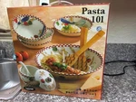 Tabletops Unlimited Pasta 101 Piece Hand-painted 8" Bowl, 13" 2004 New. Fixed Price $30.00.