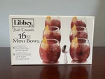 Libbey Just Desserts Mini Set 16PC Glass & Stainless Steel Spoons. Fixed Price $20.00.