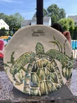 Tommy Bahama Melamine Xtra Lg Serving Bowl Sea Turtle Marine Life Design 14. Fixed Price $26.99.