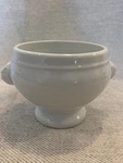 Pillivuyt France Porcelain Lion Head Soup Bowl White Footed Tureen 4" Rare. Fixed Price $39.99.