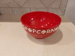 Waechtersbach 9 Inch Ceramic Popcorn Bowl Cherry Red. Fixed Price $24.99.