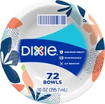 Dixie Small Paper Bowls, 10 Oz, 72 Count, Microwave-safe, Soak-proof, Disposable. Fixed Price $11.85.
