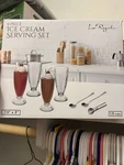 Le Regalia 9 Piece Ice Cream Serving Set New Box. Fixed Price $20.00.