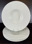 4 Nice Fortessa Stilus White Porcelain 11 12 Oz Wide Rim Individual Pasta Bowls. Fixed Price $76.49.