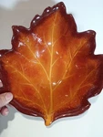 Better Homes And Gardens Maple Leaf Shaped Bowl 12 - Harvest Fall Decor. Fixed Price $15.00.