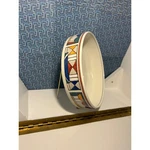 Mikasa Intaglio Collage CAC84 Round Small Serving Bowl 9INCH Geometric Stoneware. Fixed Price $20.00.
