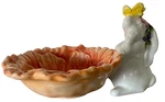 Easter Serving Bowl With Bunny Setting Butterfly Holiday Home Kitchen Bar New. Fixed Price $19.99.