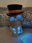 Transpac Halloween Skeleton Led Light Up Ceramic Candy Dish.. Fixed Price $38.99.
