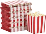 100 Pack Red And White Mini Popcorn Boxes For Party, Bulk Paper Containe. Fixed Price $24.68.