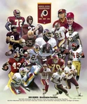 Washington Redskins Hog Heaven 3 Super Bowls Legends Premium 20X24 Art Poster. Fixed Price $31.49.