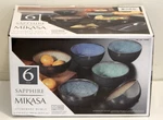 Mikasa Sapphire Stoneware Bowls Set Of 6 Dishwasher & Microwave Safe -. Fixed Price $41.99.