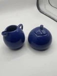 Omniware, Cobalt Blue Creamer And Sugar Bowl Set Nwot. Small. Fixed Price $13.56.