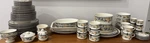 Mikasa Multicolor Fruit Pattern Ceramic Dinner Set Plates Bowls Cups Saucers. Fixed Price $300.00.