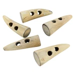 Costume Reniassance Natural Bovine Horn Viking Age Toggle Crafting Set Of 5. Fixed Price $14.99.