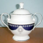 Lenox Marchesa Empire Pearl Indigo Sugar Bowl Usa 1ST Quality #849549 New. Fixed Price $78.90.