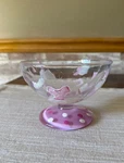 Hand Painted Lolita "ballerina Swirl" Ice Cream Bowl Dish Pink. Fixed Price $9.00.