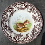 Spode Woodland Quail Dinner Plate 10.5 Made England S3422 Upland Bird Hunt. Fixed Price $34.99.