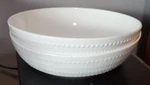 New Mikasa Nellie Set Of 2 Pasta Bowls 7.9" Bone China White. Fixed Price $29.99.