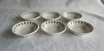 Homer Laughlin Festival Black Diamonds Sauce Bowls Mini Restaurantware Set Of 6. Fixed Price $50.00.