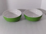 2 Steelite Simplicity Green 8" Stacking Vegetable Serving Bowl - England. Fixed Price $49.99.