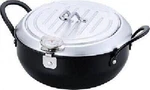 Wahei Fraise TM-9467 Tempura Pot Tsubame Sanjo 20CM With Lid ,thermometer. Fixed Price $92.98.