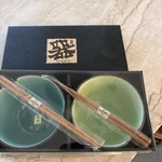 Kafuh Bowls Made Japan 5.25" Set Of With Matching Chop Sticks. Fixed Price $31.50.