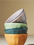New Anthropologie Mini Latte Bowl Reactive Gloss Glaze Green, Blue Etc - Pick. Fixed Price $10.99.